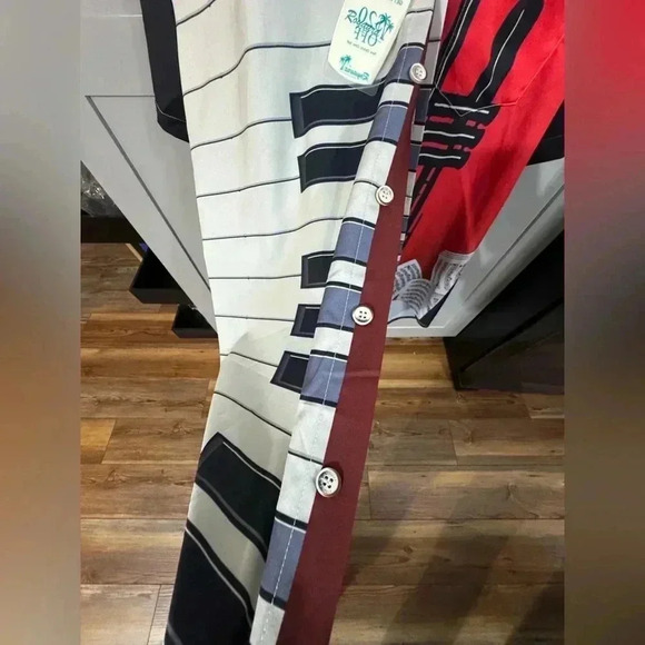 Royaura Men's Nostalgic Music Shirt Short Sleeve Shirt- L NWT - Picture 6 of 11